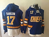 Hanson Brothers #17 Steve Hanson Blue Winter Classic Stitched Hoodie Sweatshirt,baseball caps,new era cap wholesale,wholesale hats